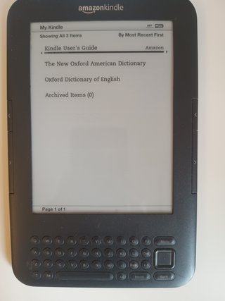 Kindle 3 Keyboard WiFi