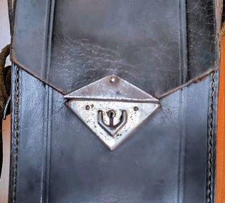 Funda Antigua de Cuero para cámara de fuelle