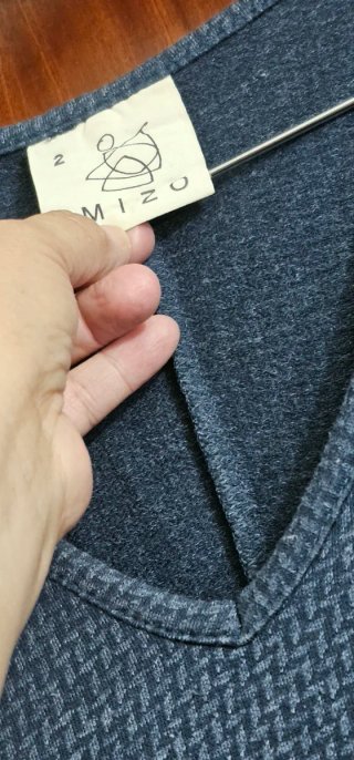 Vestido Largo Mizu Azul Marino Talla S