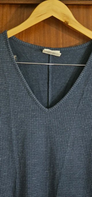 Vestido Largo Mizu Azul Marino Talla S