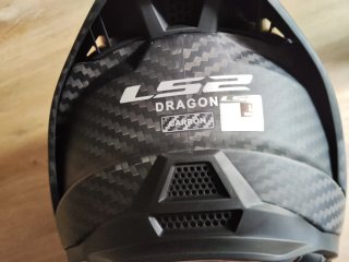 Casco Moto LS2 Dragon Carbon Nuevo