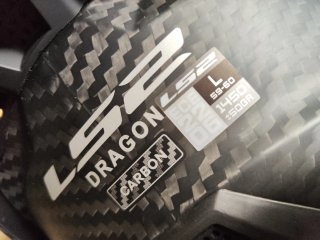 Casco Moto LS2 Dragon Carbon Nuevo