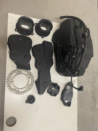 Cover carbonio ricambi Ducati 1098 leggere