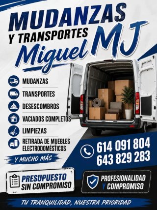 Mudanzas y transportes. Cantabria y alrededores.