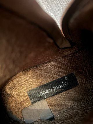 Botines mujer marrón taupe talla 40 Super Mode