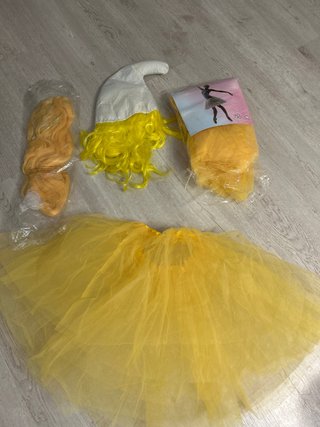 Set de Pelucas y Tutú para Disfraz