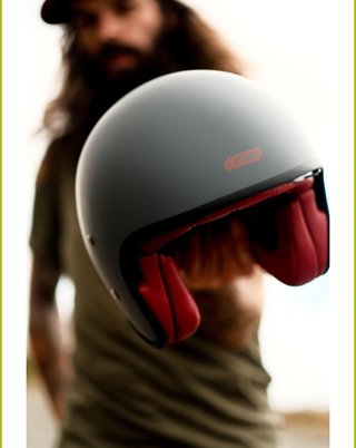 Casco Jet de Fibra Garibaldi