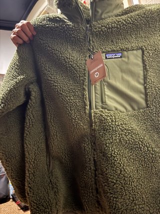 Sudadera Patagonia Fleece Talla M Verde