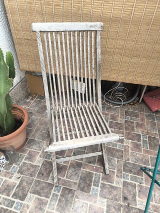 Silla de Teca