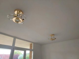 Set de 5 Lámparas: 3 Colgantes y 2 de Pared