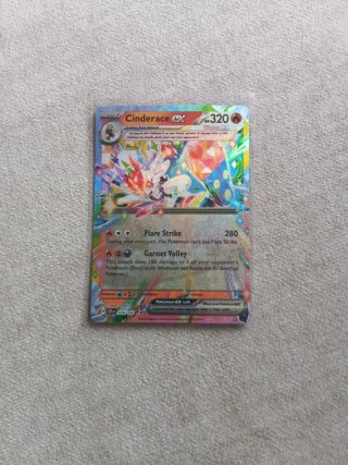 Carta Pokémon Cinderace EX (Inglés)