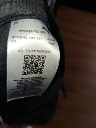 Pantalón de chándal Puma negro para adolescente