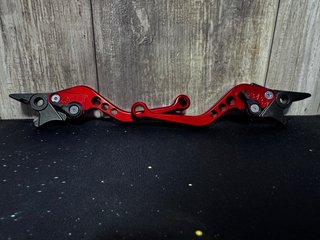 Manetas  (moto) universales CNC en roja