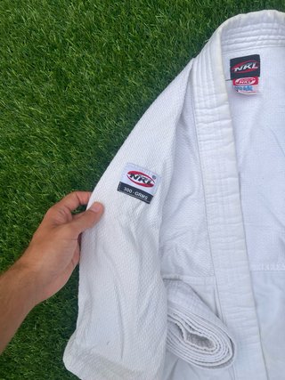 Judogi NKL Blanco 110cm con Cinturón, Traje judo