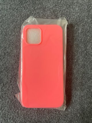 Funda Silicona kwmobile iPhone 12/12 Pro Coral