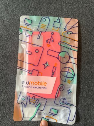 Funda Silicona kwmobile iPhone 12/12 Pro Coral