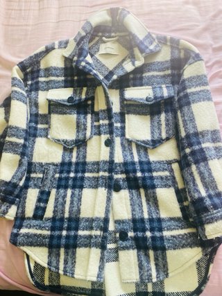 Chaqueta Stradivarius Cuadros Talla M