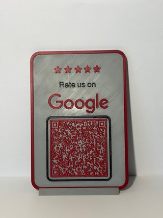 Placa QR 3D Personalizada