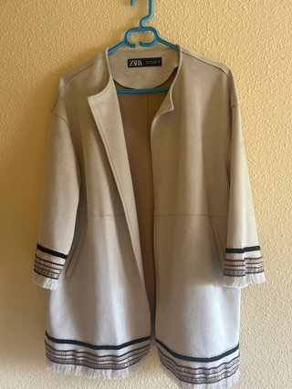 Chaqueta Zara Beige Talla M