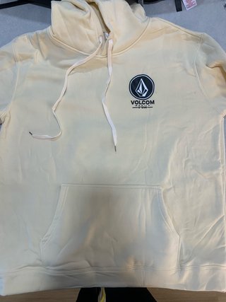 Sudadera logo Volcom Beige