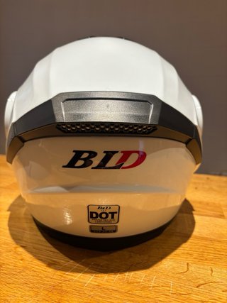Casco Moto Abatible Blanco Talla L