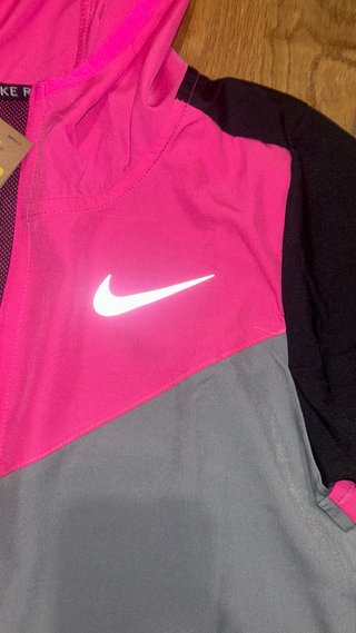 Chaqueta Nike Rosa y Gris