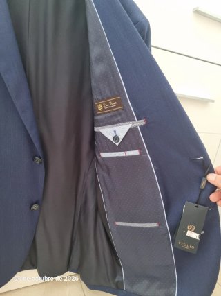 Americana Hombre Azul Talla 54