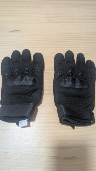 Guantes para Moto Negros. Talla 10 - L
