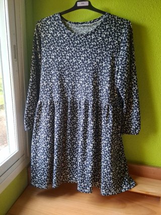Vestido Lefties Estampado Azul Talla XXL