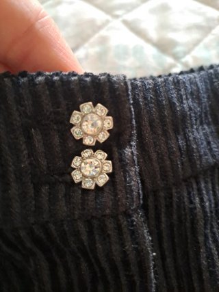 Pantalón Negro bombacho de pana Zara 7 años