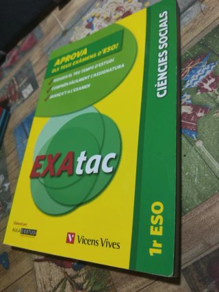 Pack de libros-EXAtac, repaso 1r ESO