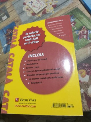 Pack de libros-EXAtac, repaso 1r ESO