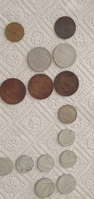 Lotto di 16 antiche monete italiane