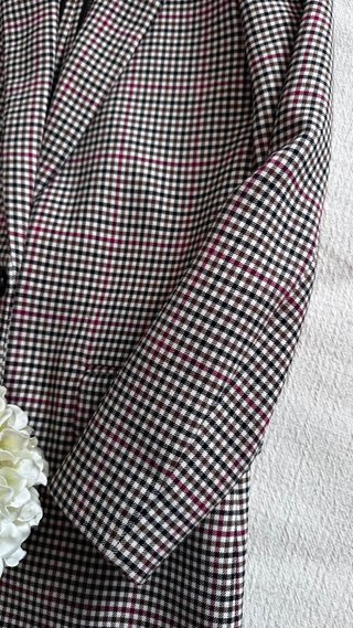 Abrigo Massimo Dutti cuadros