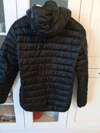 Giubbino Kappa Uomo Nero Cappuccio XL