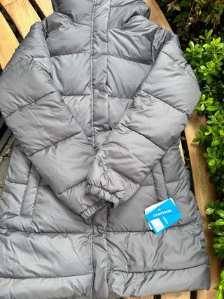 Chaqueta Acolchada Columbia Gris talla S NUEVA