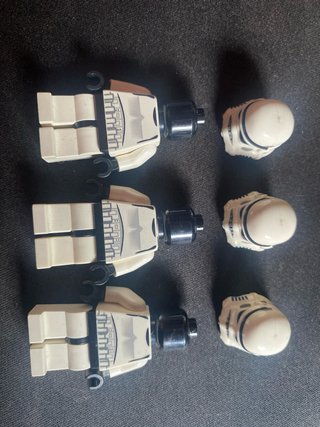 3 Minifiguras LEGO Stormtrooper
