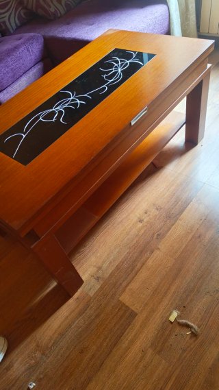 Mesa de centro elevable y extensible