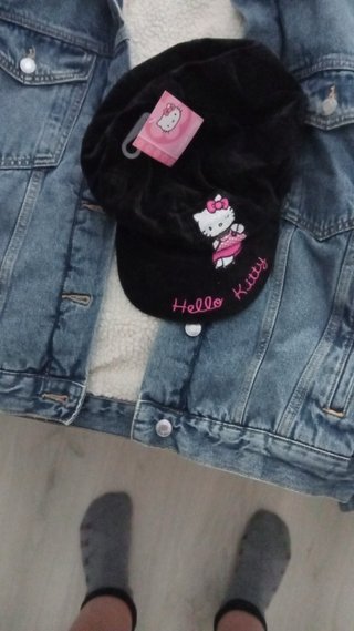 Gorra Infantil Hello Kitty Negra