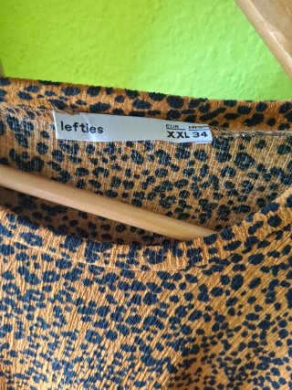 Vestido Animal Print XXL Lefties