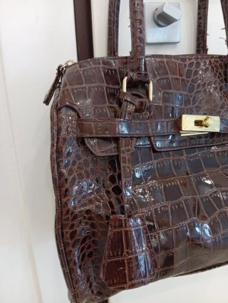 Borsa Carpisa Bauletto Pelle Borgogna