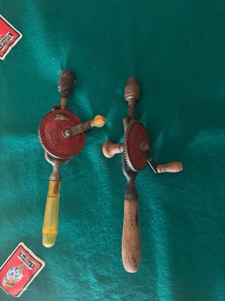 2 Taladros Manuales Antiguos