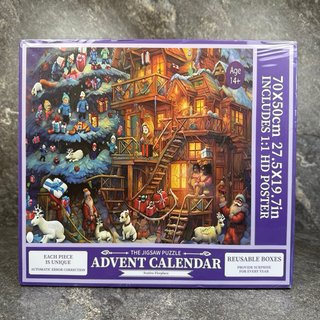 Puzle Calendario de Adviento 70x50 cm