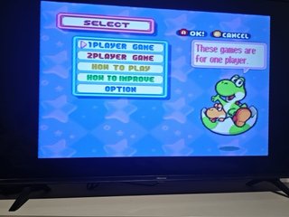 Super Nintendo con juegos y mando