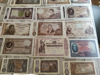 Lote 44 Billetes de Pesetas Facsímiles