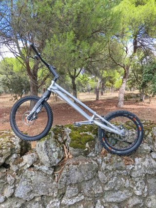 Bicicleta de Trial, Cuadro Aluminio