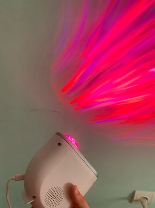 Proyector de luz de estrellas y altavoz