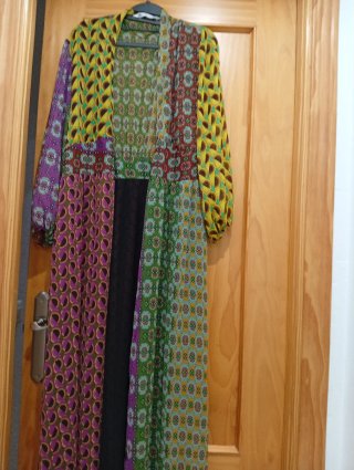 Vestido Boho Zara Multicolor