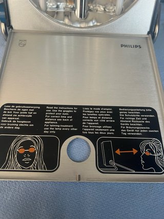Lámpara Vintage Philips HP 3112 Sunlamp (Con Caja)