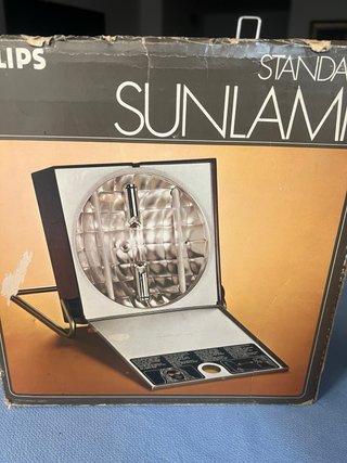 Lámpara Vintage Philips HP 3112 Sunlamp (Con Caja)
